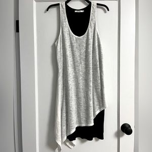 Red Haute Black White Tank Dress Size Large